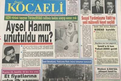 Kocaeli Gazetesi 23 Ocak 1992- Aıds Vürüsü Taşıyan Tütünçiftlikli Talihsiz Kadını Arayıp Soran Yok GZ36596 - 1