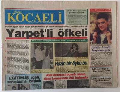 Kocaeli Gazetesi 26 Kasım 1991 - Kocaelide 10 Bin 588 Bulgaristan Göçmenine Nüfus Kağıdı Verildi GZ26568 - 1