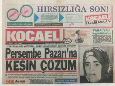 Kocaeli Gazetesi 27 Mart 1992 - İtoda Tek Liste GZ50978 - 1