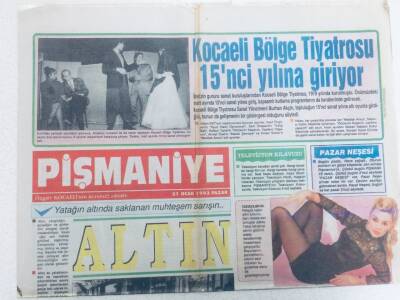 Kocaeli Gazetesi Pişmaniye Eki - 31 Ocak 1993 - Sibel Canın Canı Sıkılıyor GZ46354 - 2