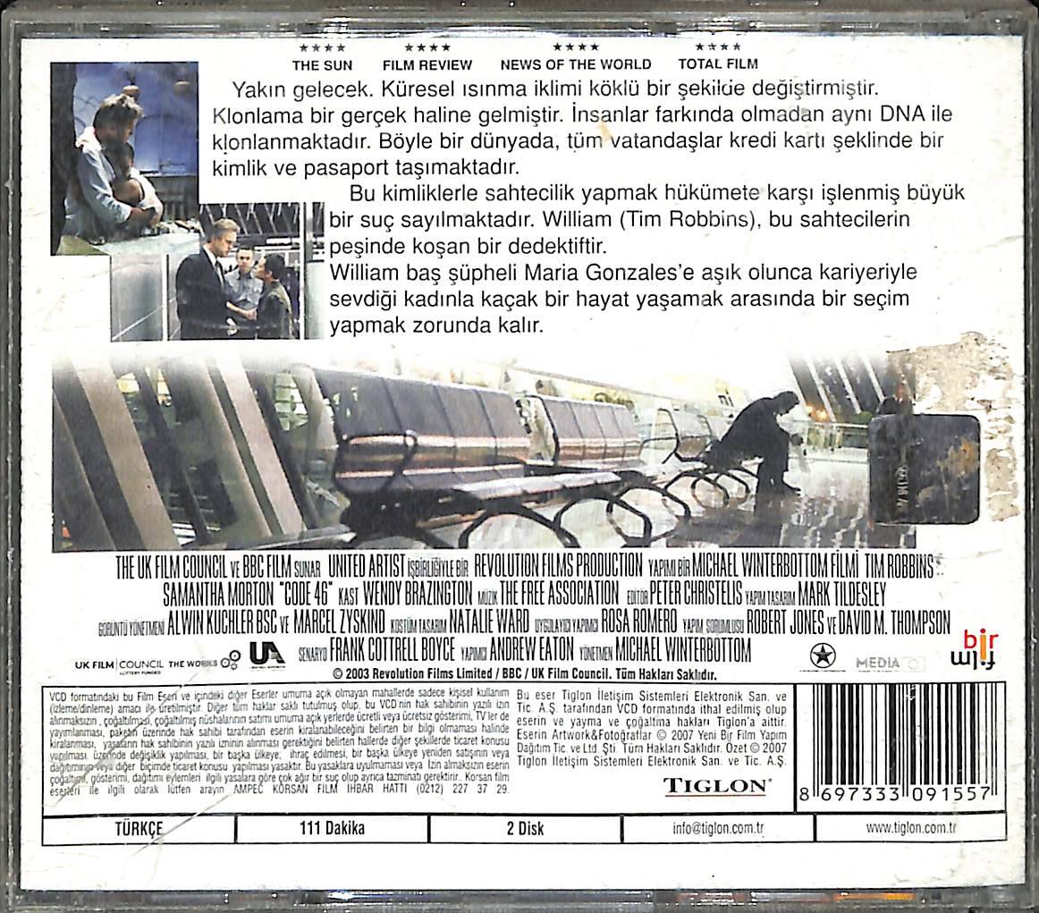 Kod 46 - Code 46 VCD Film (İkinci El) VCD27754 - 2