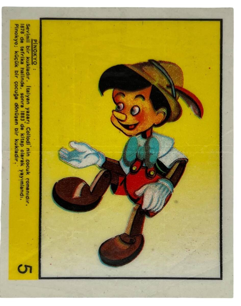 KOLA Dandy Sakız Kağıdı-PİNOKKYO - No 5 Sakız Kağıdı Stickers SKZ1039 - 1