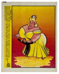 KOLA Dandy Sakız Kağıdı -TOMBUL TEYZE- No 48 Sakız Kağıdı Stickers SKZ1026 - 1