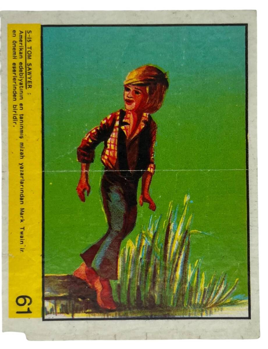 KOLA Dandy Sakız KağıdıTOM SAWYER- No 61 Sakız Kağıdı Stickers SKZ1035 - 3