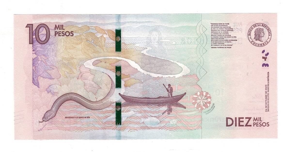 Kolombiya 10 Mil Pesos 2023 (10.000 Pesos) 