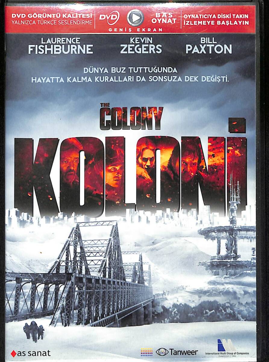 Koloni (The Colony) – Orijinal DVD (İkinci El) * Kevin Zegers, Bill Paxton, Laurence Fishburne, Charlotte Sullivan * DVD2943 - 1