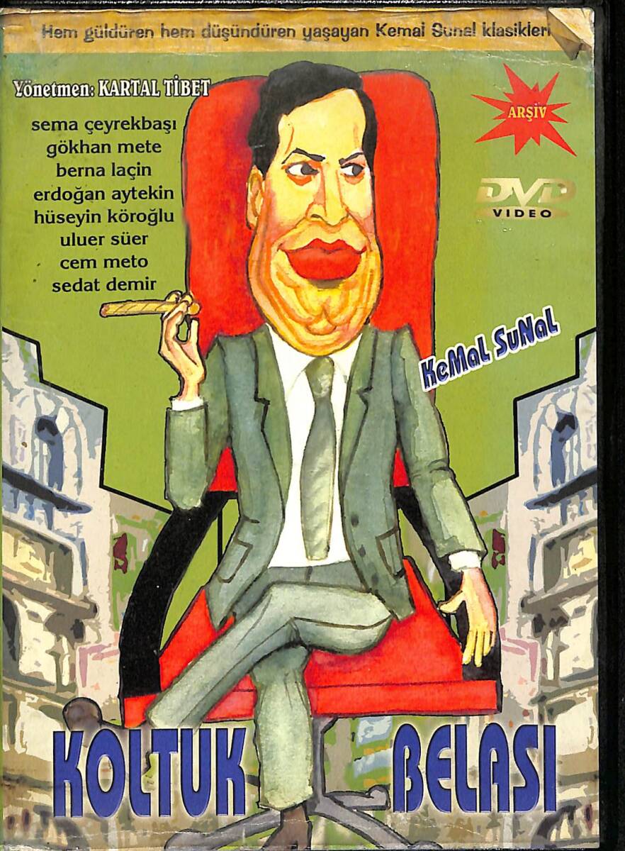Koltuk Belası - Kemal Sunal DVD Film (İkinci El) DVD2547 - 1