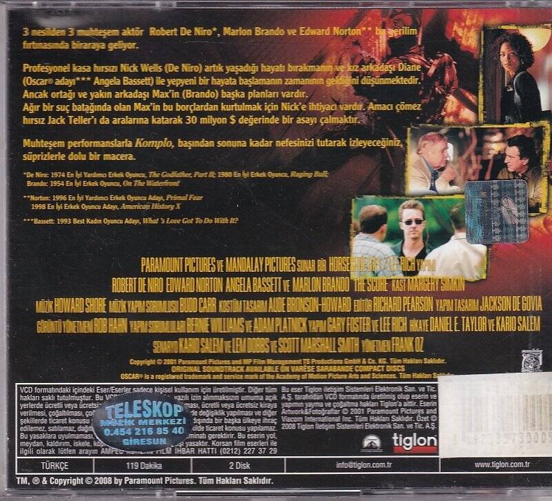 Komplo - Robert De Niro VCD Film VCD9469 - 2