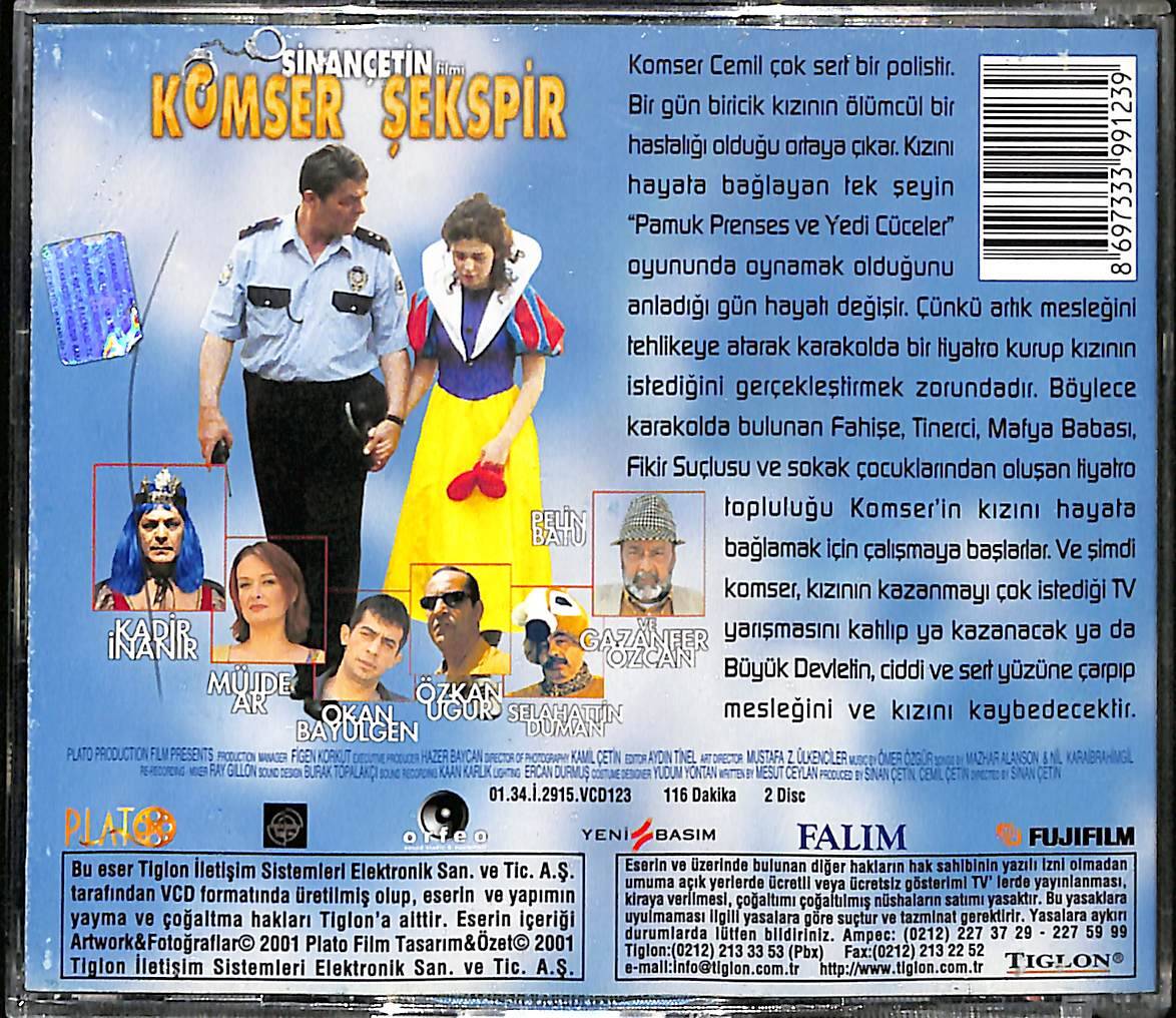 Komser Şekspir – Commissar Shakespeare Orjinal VCD Film ' Kadir İnanır, Müjde Ar, Okan Bayülgen ' VCD28326 - 2