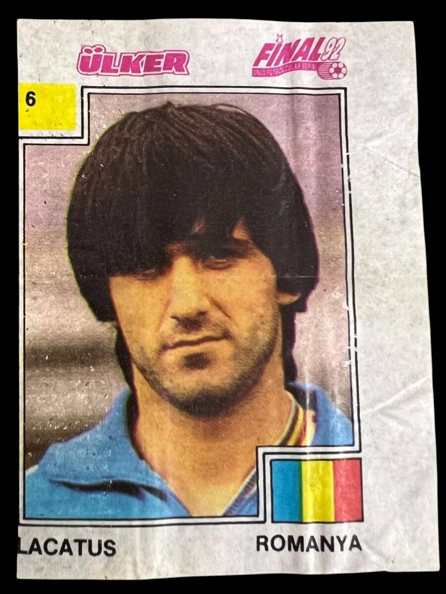 Final 92 (ÜLKER) Ünlü Futbolcular Serisi No 6 # SKZ1921 - 3