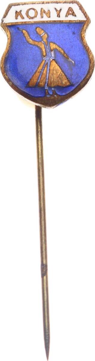 Konya Şehri Mineli Eski Rozet RZT1706 - 3