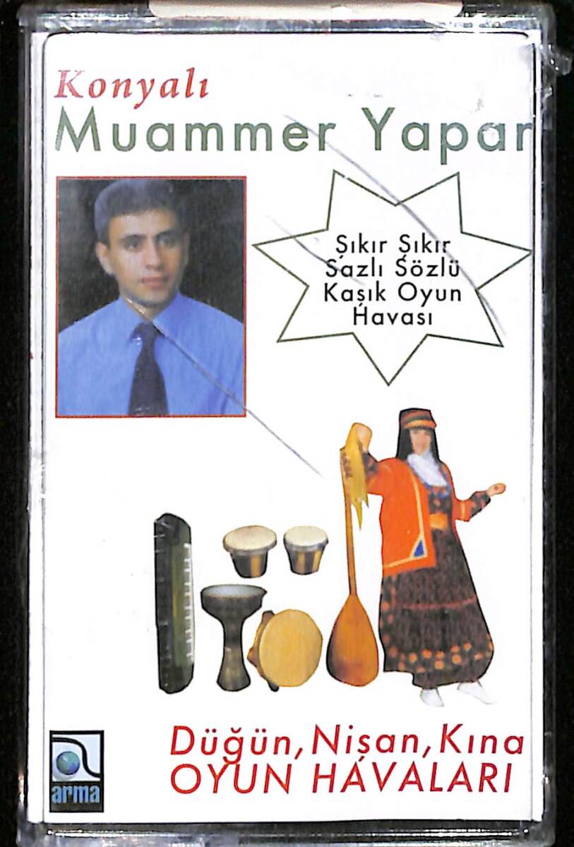 Konyalı Muammer Yapar - Düğün, Nişan, Kına Oyun Havaları Kaset (Sıfır) KST27126 - 1