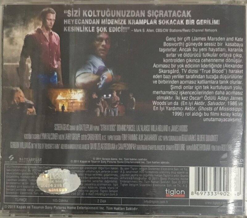 Köpekler Straw Dogs VCD Film VCD6600 - 2