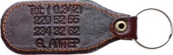 Koray Otomotiv Deri Formda Eski Anahtarlık AKS583 - 2