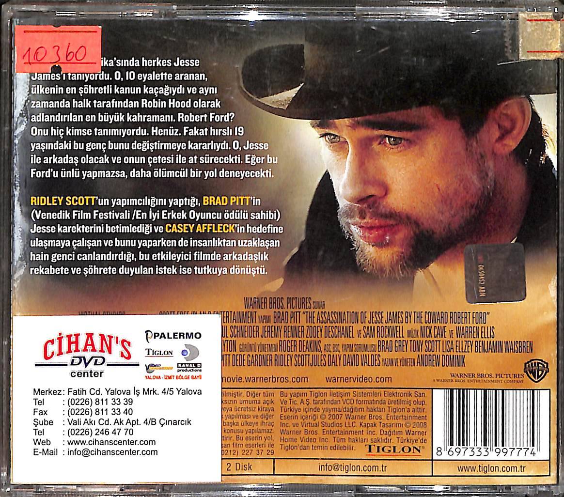 Korkak Robert Ford'un Jesse James Suikasti (Brad Pitt) VCD Film (İkinci El) VCD27679 - 2