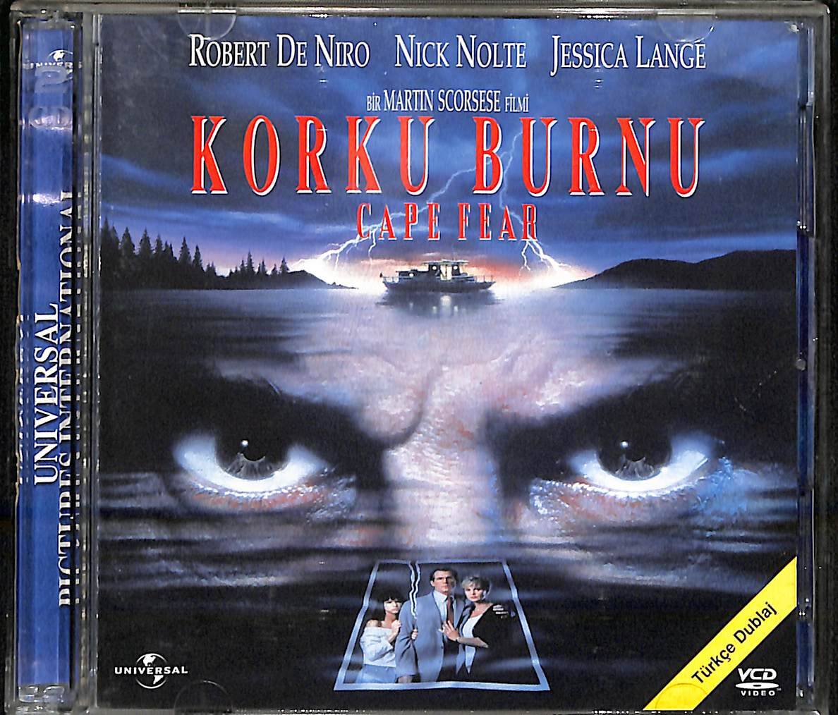 Korku Burnu - Cape Fear (1991) Orjinal VCD Film ' Robert De Niro - Nick Nolte ' - Martin Scorsese Filmi VCD28281 - 1