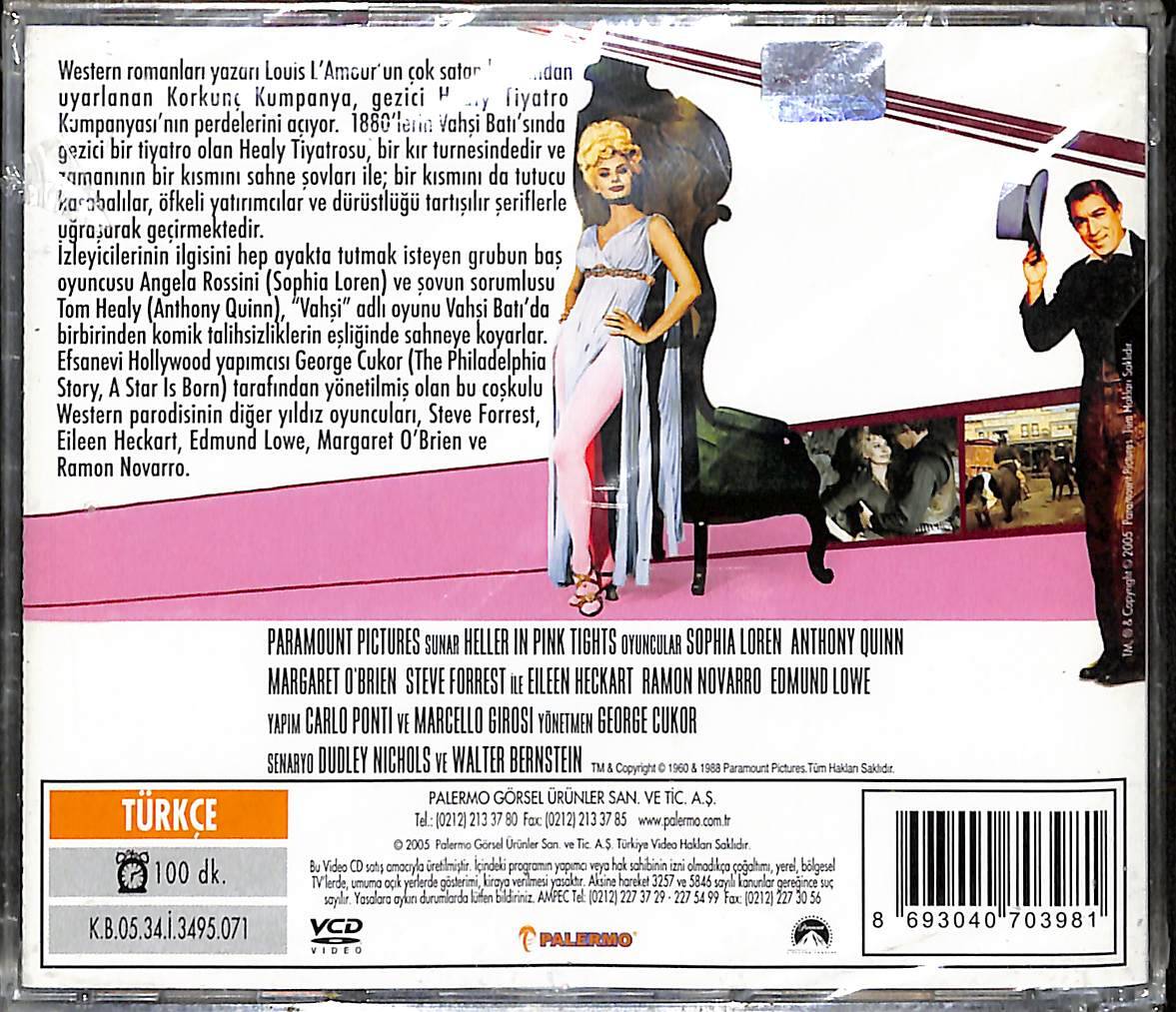 Korkunç Kumpanya - Heller in Pink Tights (1960) Orjinal VCD Film ' Sophia Loren, Anthony Quinn ' VCD28189 - 2