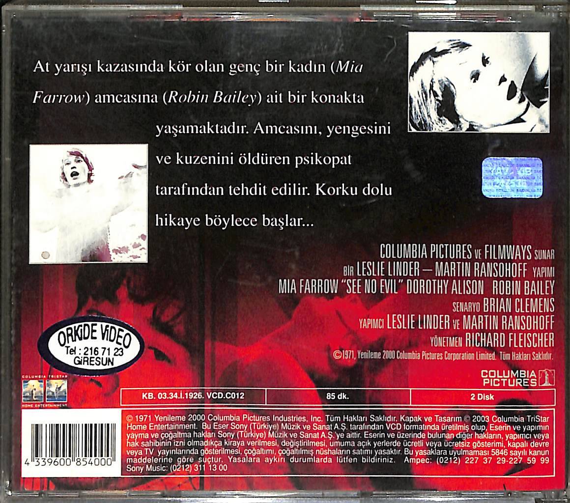 Korkunun İçinde - See No Evil VCD Film VCD27276 - 2