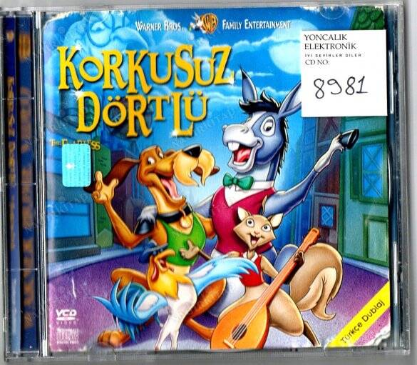 Korkusuz Dörtlü (1998) VCD Çizgi Film VCD28169 - 1