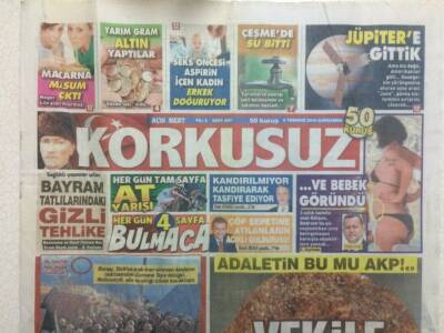 Korkusuz Gazete 6 Temmuz 2016 - Adaletin Bu mu Akp GZ29753 - 1