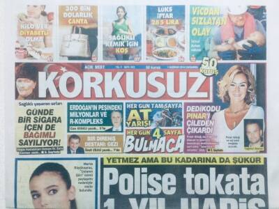 Korkusuz Gazetesi 1 Haziran 2016 - Dedikodu Pınar Altuğu Çileden Çıkardı GZ43175 - 1
