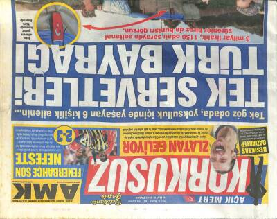 Korkusuz Gazetesi 10 Mayıs 2015 - Tek Servetleri Türk Bayrağı GZ107277 - 1
