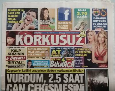 Korkusuz Gazetesi 13 Nisan 2016 Türkiyenin En Hareketlileri - Teoman Mülteci Dramını Klip Yaptı -GZ44651 - 1