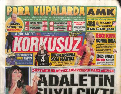 Korkusuz Gazetesi 13 Ocak 2015 - Sibel Candan 3 Kıtaya Hem Ziyaret Hem Ticaret GZ107689 - 1