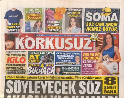 Korkusuz Gazetesi 14 Mayıs 2016 - Sezen Aksunun Sokak Keyfi , Şarap İçti Şarkı Söyledi GZ84665 - 1