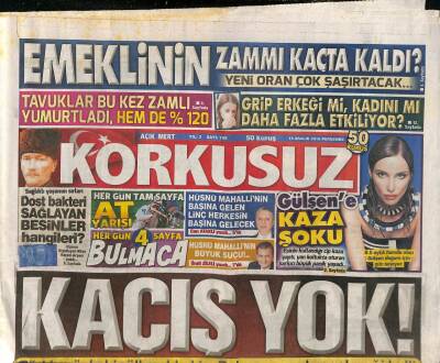 Korkusuz Gazetesi 15 Aralık 2016 - Gülşen Ve Ozan Çolakoğlu Çifti , Stüdyo Çıkışı Talihsiz Bir Olay Yaşadı GZ84668 - 1