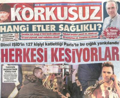 Korkusuz Gazetesi 15 Kasım 2015 - Antalyada Obama İçin Zırhlı Kürsü GZ106402 - 1