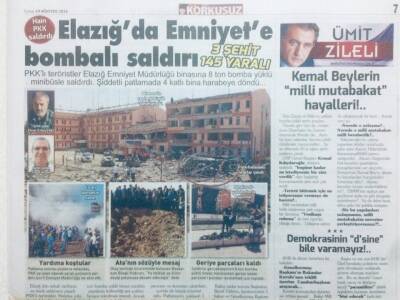 Korkusuz Gazetesi 19 Ağustos 2016 - Kadir Topbaşın Damadına Fetö Kelepçesi GZ43173 - 2