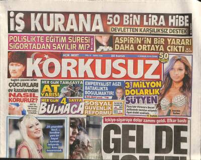 Korkusuz Gazetesi 2 Aralık 2016 - Aspirinin Bir Yararı Daha Ortaya Çıktı GZ84639 - 1