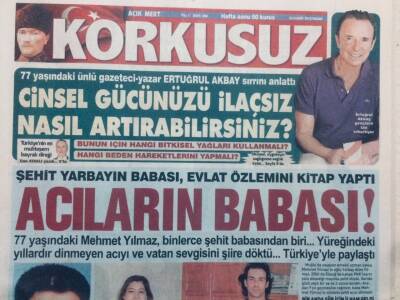Korkusuz Gazetesi 22 Kasım 2015 - Önce Ayrılık Sonra Evlilik, Mazharı Kıskanıyormuş GZ47689 - 1
