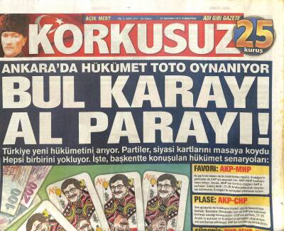 Korkusuz Gazetesi 27 Haziran 2015 - İhracat Şampiyonu Zarrab Acunun Gerisinde Kaldı GZ99992 - 1