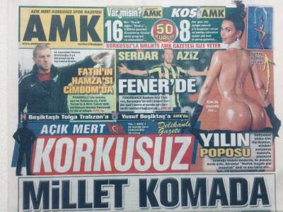 Korkusuz Gazetesi 29 Kasım 2014 - Bülent Ersoy Cuma Namazında GZ47687 - 1