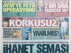 Korkusuz Gazetesi 31 Temmuz 2016 - Fetöcü Hainlerin İhanet Şeması GZ43178 - 2