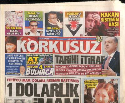 Korkusuz Gazetesi 4 Ağustos 2016 - Rizedeki Camiyi Yavuz Sultan Selimin Annesi Yaptırmıştı GZ84659 - 1