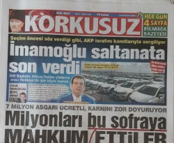 Korkusuz Gazetesi 6 Eylül 2019-Erdoğandan ABye UyarıKapıları Açarız GZ45773 - 1