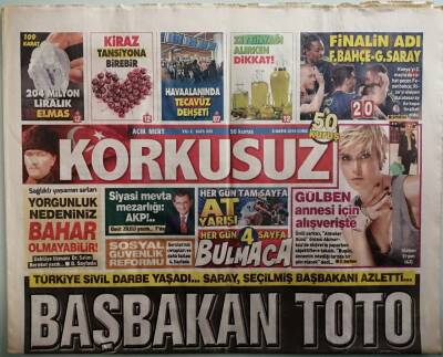 Korkusuz Gazetesi 6 Mayıs 2016 Başbakan Davutoğlu Günlerdir Beklenen Açıklamayı Yaptı -GZ37945 - 1