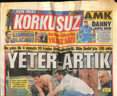 Korkusuz Gazetesi 7 Mayıs 2015 - Ebru Polat Nişanlısından Ayrıldığını Açıkladı GZ100863 - 1
