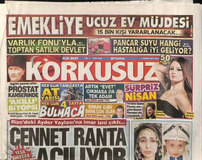 Korkusuz Gazetesi 7 Şubat 2017 - Rizedeki Ayder Yaylasına İmar İzni Çıktı... GZ84641 - 1