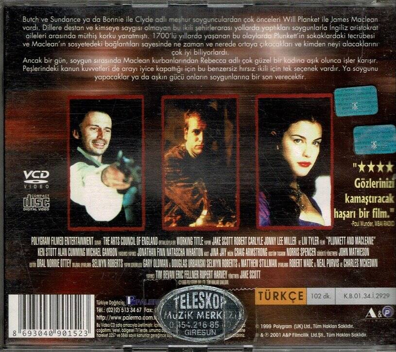 Korkusuz Soyguncular VCD Film VCD10004 - 2