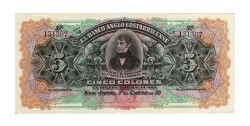 Kosta Rika 5 Colones (1903-1917) ÇİL YKP7618 - 1