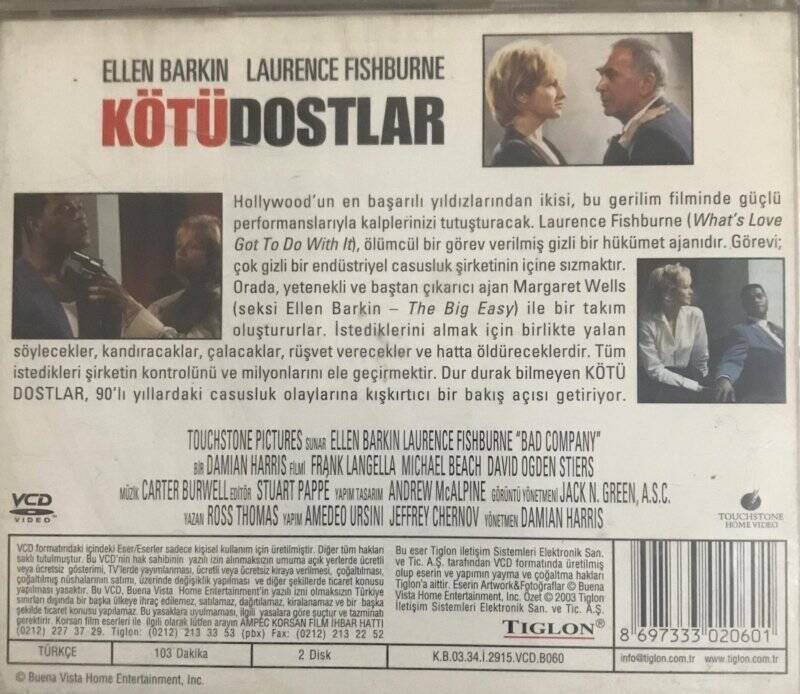 Kötü Dostlar Film VCD7218 - 2