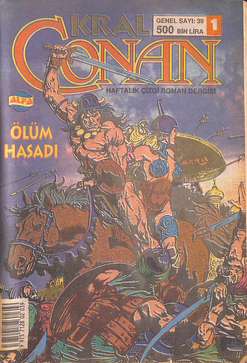 Kral Conan - Haftalık Çizgi Roman Dergisi - Sayı : 39 NDR98409 - 1