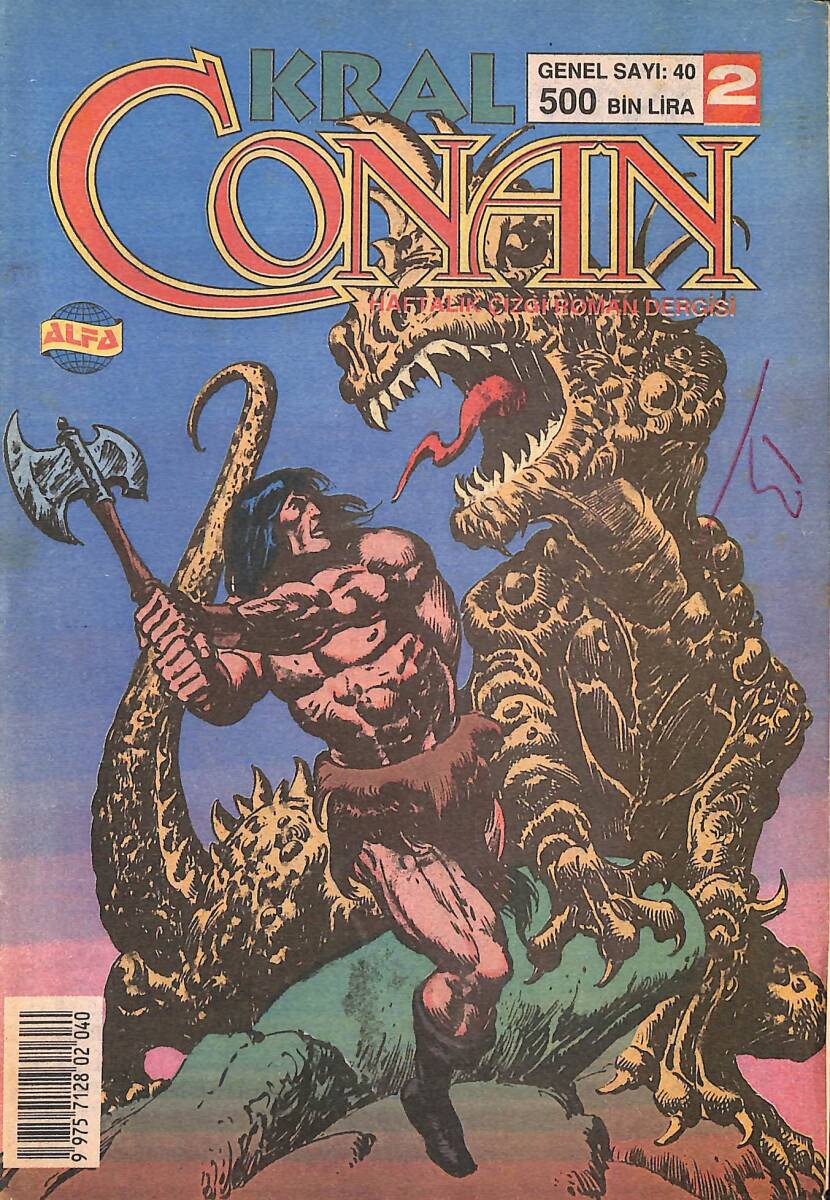 Kral Conan - Haftalık Çizgi Roman Dergisi - Sayı : 40 NDR98408 - 1