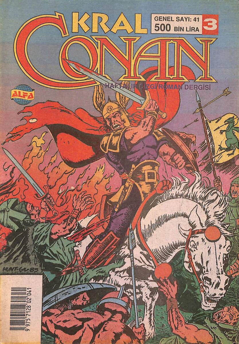 Kral Conan - Haftalık Çizgi Roman Dergisi - Sayı : 41 NDR98407 - 1