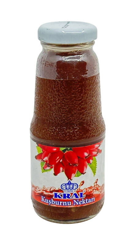 Kral Kuşburnu Nektarı Cam Şişe – Etiketli – Dolu CMK1101 - 1