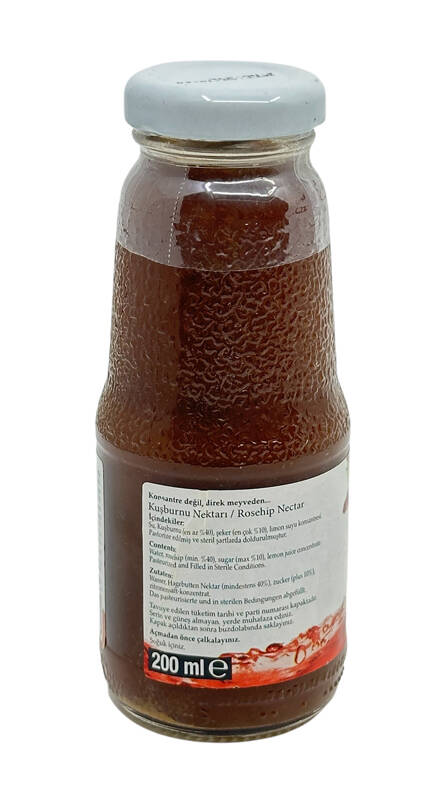 Kral Kuşburnu Nektarı Cam Şişe – Etiketli – Dolu CMK1101 - 2